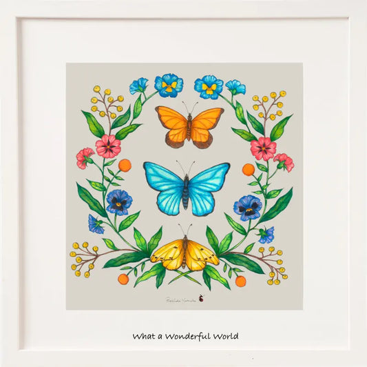 What a Wonderful World Framed Print