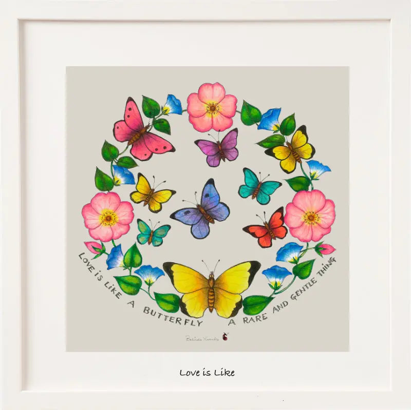 Love is Like  Framed Print