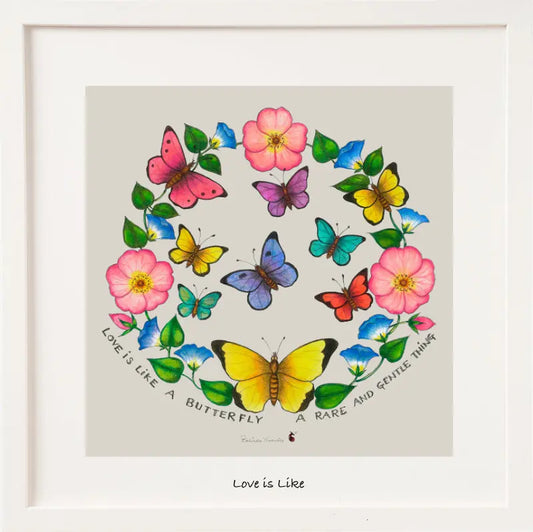 Love is Like  Framed Print